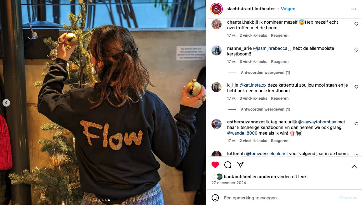 Kerstballen winactie voor Flow