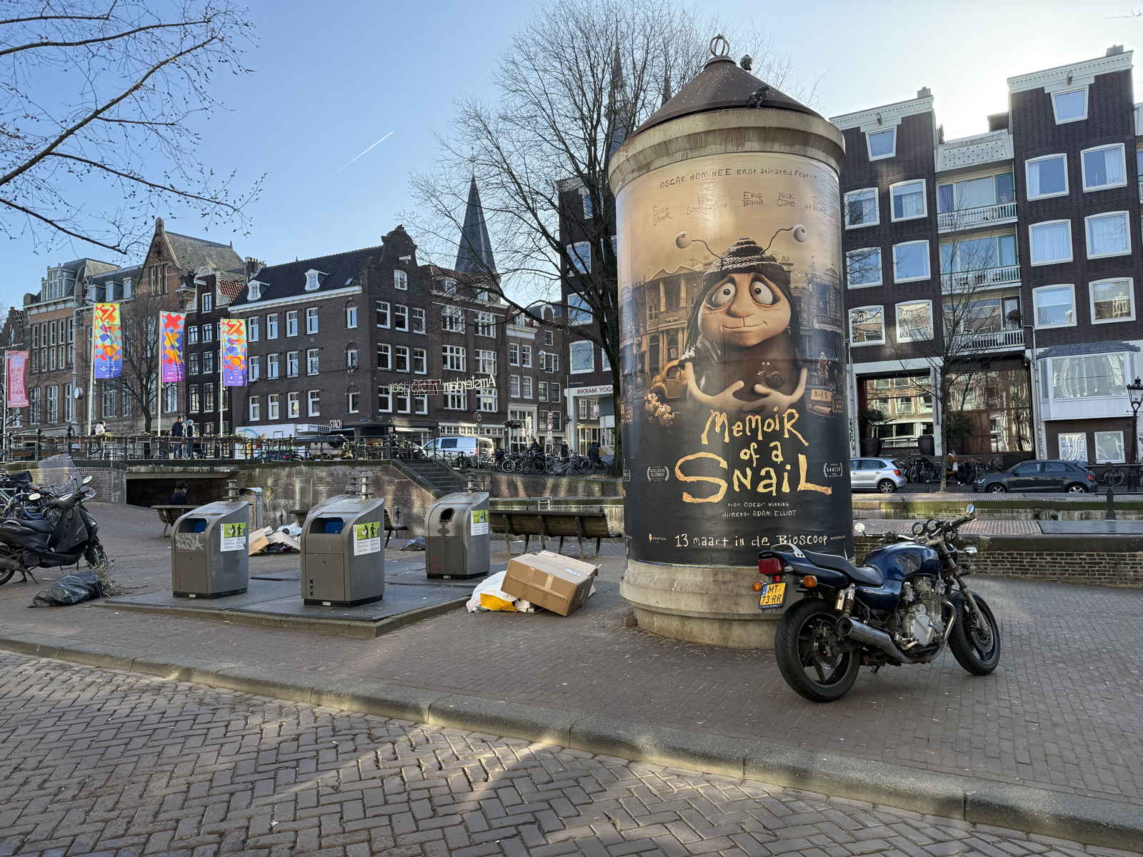 Outdoor reclame voor Memoit of a Snail