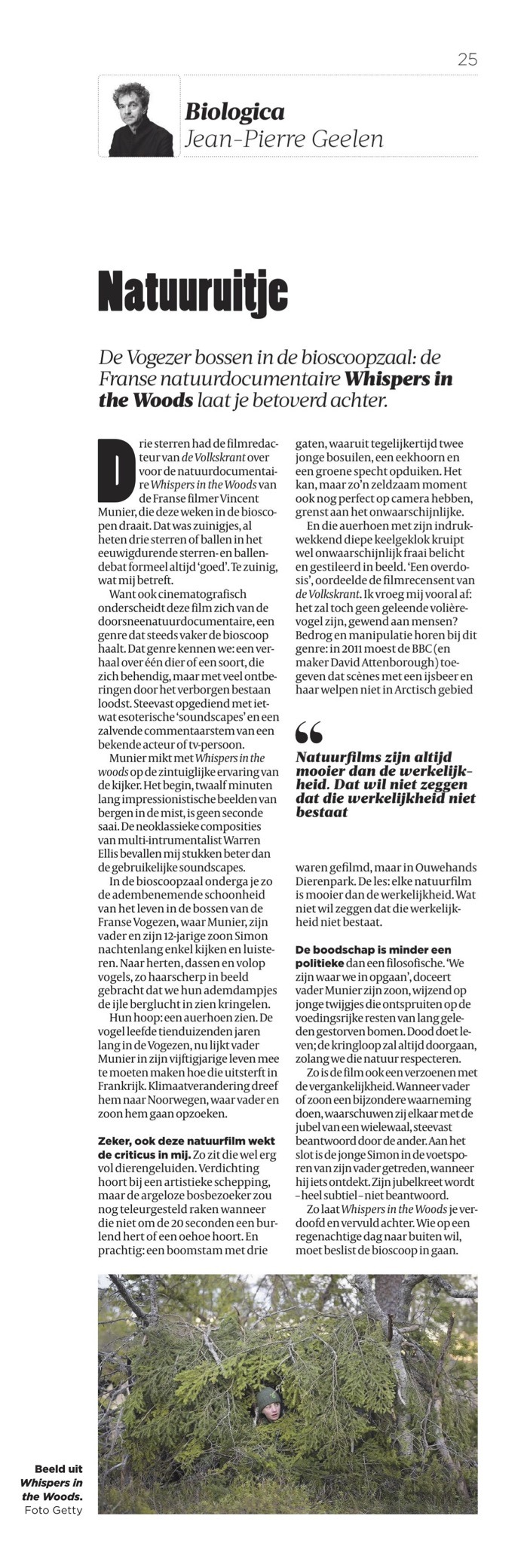 Jean-Pierre Geelen in de Volkskrant